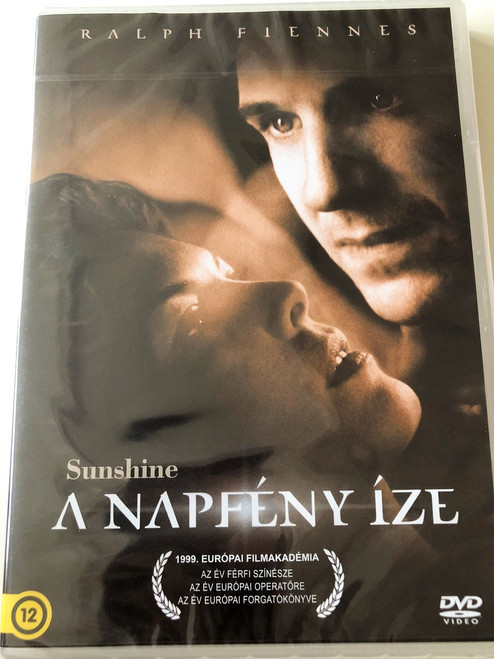 A Napfény íze DVD Sunshine 1999 / A Taste of Sunshine Ein Hauch von Sonnenschein / Directed by István Szabó / Written by Israel Horovitz and Szabó / Starring: Ralph Fiennes, Rosemary Harris, Rachel Weisz, Jennifer Ehle, Deborah Kara Unger
UPC 5999549907770 
Made in Hungary 