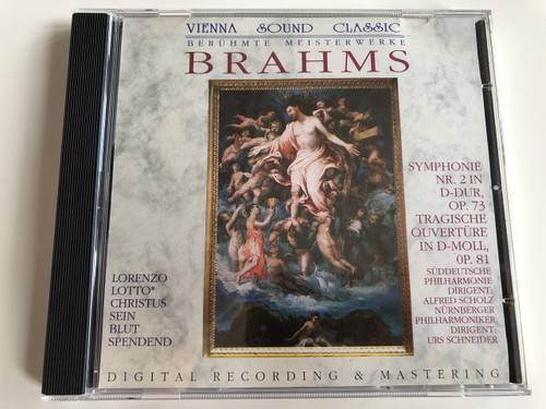 Vienna SOUND Classis / Berühmte meisterwerke: Brahms Symphonie Nr. 2 IN D-DUR, OP.73 TRAGISCHE OUVERTÜRE IN D-MOLL, OP. 81 / AUDIO CD 1833 - 1897 /  DIGITAL RECORDING AND MASTERIING