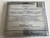 Schumann: Dichterliebe Op. 48, Liederkreis Op. 39 / Paul Esswood - countertenor, Nicholas McGegan - piano / Hungaroton Classic Audio CD 1994 Stereo / HCD 31062