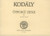 Kodály Zoltán: Pentatonic Music 3 / 100 mari dallam /  Editio Musica Budapest Zeneműkiadó / 1961 / Kodály Zoltán: Ötfokú zene 3 / 100 mari dallam 