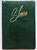 Green Leather bound Slovak Bible - Slovo na Cestu Životom / Slovak language Leather Bible with thumb index / Slovensky Ekumenicky Preklad / Ecumenical Translation / Slovenská biblická spoločnost 2020 (9788089846597)