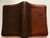 Slovak brown duotone Leather Bible with zipper / Slovo na Cestu Životom / Slovensky Ekumenicky Preklad / Ecumenical Translation / Slovenská biblická spoločnost 2020 (9788089846528)