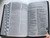 Large Print NLT Holy Bible - Black Bonded Leather with thumb index and silver edges / Personal Size Bible / New Living Translation / Tyndale House Publishers 2013 / In protective box (9781414387727)