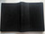 Large Print NLT Bible - Premium slimline reference / Black/Onyx Leatherlike with thumb index and silver edges / Personal Size Bible / New Living Translation / Tyndale House Publishers 2013 / Red letter editon (9781414397634)