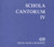 SCHOLA CANTORUM 4 / Two- and three-part motets / vocal/choral score / Edited by Fodor Ákos / Editio Musica Budapest Zeneműkiadó / 1974 / Szerkesztette Fodor Ákos 