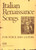 ITALIAN RENESSAINCE SONGS / for voice and guitar / Edited by Benkő Dániel / Editio Musica Budapest Zeneműkiadó / 1981 / OLASZ RENESZÁNSZ DALOK / énekhangra és gitárra / Közreadta Benkő Dániel 