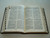 English - Russian Parallel Bible / Huge Leather Bound, Golden Edges with Thumb Index