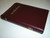 The Holy Bible in Khmer Old Version / Burgundy Leather Bound, Golden Edges, Thumb Index with Zipper