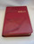 New Ewe Bible / Biblia / Beautiful Red Leather Bound with Golden Edges / Words of Christ in Red