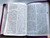 Violet Leather bound Chinese Holy Bible - New Chinese Version (Shen edition) / Worldwide Bible Society 2001 / Leather bound with zipper and page indexes (9628623729)