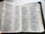 Black Leather bound Chinese Holy Bible - New Chinese Version (Shen edition) / Worldwide Bible Society 2001 / Leather bound with zipper and page indexes and gilt edges / 如稻新譯本 (神字版) (9628623737)