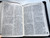 Navy Blue Leather bound Chinese Holy Bible - New Chinese Version (Shen edition) / Worldwide Bible Society 2001 / Leather bound with zipper and page indexes and silver edges / 如稻新譯本 (神字版) (9628623745)