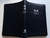 Navy Blue Leather bound Chinese Holy Bible - New Chinese Version (Shen edition) / Worldwide Bible Society 2001 / Leather bound with zipper and page indexes and silver edges / 如稻新譯本 (神字版) (9628623745)