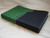 Portuguese - English Bilingual Bible (NVI - NIV) / Biblia NVI Portugues - Ingles Verde e Azul / Luxury Leather Bound Green and Blue