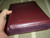 Lao Holy Bible - Revised Version / Beautiful Burgundy Leather Bound with Golden Edges, Thumb Index and Zipper