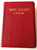 Novi Zavjet i Psalmi / The New Testament and The Book of Psalms in Croatian Language / Red / Leather bound / Golden Edges / HBD 2008 / Translated from original languages by Lj. Rupčić (9789536709649)