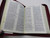 Ukrainian Language Burgundy Leatherette Bible with  Ukrainian Embroidery Motif / Old and New Testaments