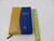 Ukrainian Language Mustard-Blue DuoTone Leatherette Bible with Zipper, Thumb Index / Old and New Testaments 