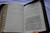 Batak Toba Language Bible with Hymnal 556 Hymns / Bibel Dohot Ende 064TI Imitation Black Leather with Zipper and Thumb Index, Golden Edges / Teks Alkitab Bahasa Batak Toba 