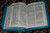 Chinese - English Bilingual Bible / Revised Chinese Union Version RCUSS - NIV / Blue Leather Bound with Zipper and Silver Edges / Purse Size, Small Holy Bible