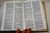Brown Hungarian Karoli Bible Words of Christ in Red / Hungarian KJV Bible / Szent Biblia Károli Gáspár