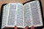 Russian Synodal Bible / Синодальный перевод / Black Luxury Vinyl Cover with Red Spine, Siver Edges, Thumb Index, and Zipper