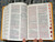 Hungarian Holy Bible, Sun Yellow Leather bound with Golden Edges and Thumb Index / Közepes Szent Biblia Napsárga Regiszteres / Words of Christ in Red / Maps / Jézus szavai piros kiemeléssel