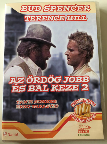 Az ördög jobb és bal keze 2. DVD ...continuavano a chiamarlo Trinità / They Call Me Trinity 2 / Audio and Subtitle: Hungarian / Directed by Enzo Barboni / Starring : Terence Hill, Bud Spencer, Yanti Sommer, Enzo Tarascio, Harry Carey Jr. / Bud Spencer Classics (5999545581196)