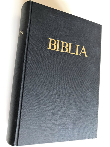 Large Hungarian Family Bible / Catholic 1982 Print / Nagy Magyar Katolikus Csaladi Biblia Fekete Kemenytablas (9789633601891)