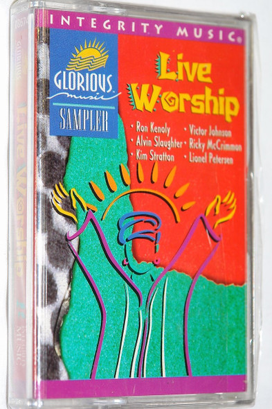 Glorious Music Sampler Live Praise and Worship Integrity Music Audio Cassette 1995 / Featuring: Ron Kenoly, Alvin Slaughter, Kim Stratton, Victor Johnson, Ricky McCrimmon, Lionel Petersen 