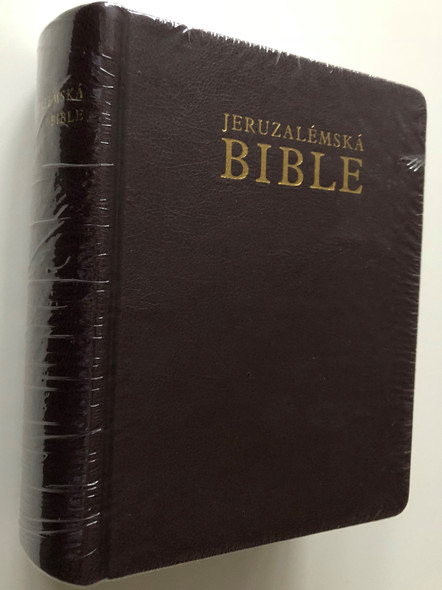 Jeruzalémská Bible - Jerusalem Bible in Czech Language / Písmo Svaté Vydané Jeruzalémskou Biblickou Školou / Brown Leather Bound with thumb index / Contains Deuterocanonical books / Catholic version (9788071955399)