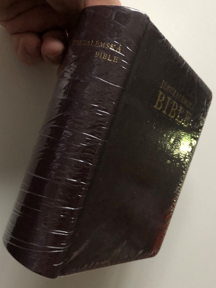 Jeruzalémská Bible - Jerusalem Bible in Czech Language / Písmo Svaté Vydané Jeruzalémskou Biblickou Školou / Brown Leather Bound with thumb index / Contains Deuterocanonical books / Catholic version (9788071955399)