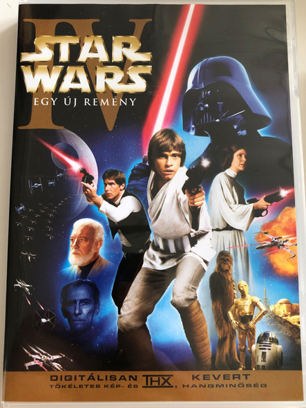 Star Wars Episode IV A New Hope DVD 1977 Star Wars IV. Egy Új Remény / Directed by George Lucas / Starring: Mark Hamill, Harrison Ford, Carrie Fisher