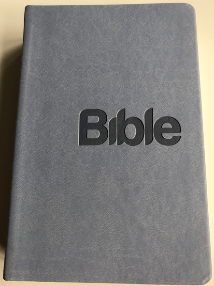 Czech language Bible [Grayblue] / 21st Century translation / Imitation Leather Cover / Bible, překlad 21. století / Bible21 (9788087282380)