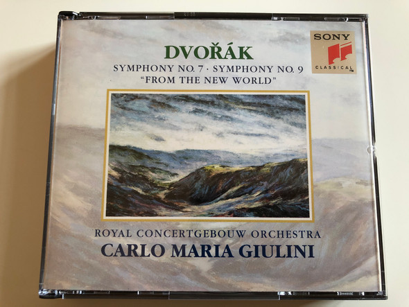 Dvořák – Symphony No.7 · Symphony No.9 "From The New World" / Royal Concertgebouw Orchestra, Carlo Maria Giulini ‎/ Sony Classical ‎2x Audio CD 1994 / SX2K 58946