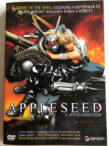 Appleseed DVD 2004 A jövő harcosai (アップルシード) / Directed by Shinji Aramaki / Starring: Ai Kobayashi, Jūrōta Kosugi, Mami Koyama, Yuki Matsuoka, Toshiyuki Morikawa (5996473001550)