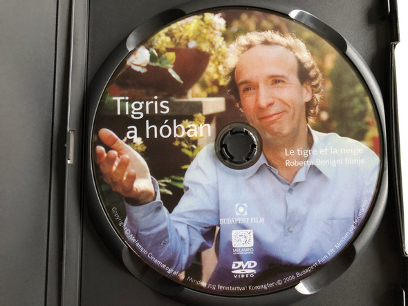 Le tigre ey la neige DVD 2005 Tigris a hóban (The Tiger and the Snow) / Directed by Roberto Benigni / Starring: Roberto Benigni, Jean Reno, Nicoletta Braschi, Emilia Fox (5999544244573)