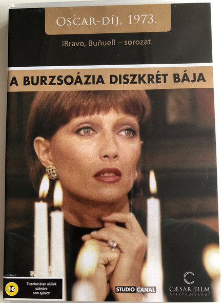 Le Charme discret de la bourgeoisie DVD 1972 A Buzsoázia diszkrét bája / Directed by Luis Buñuel / Starring: Fernando Rey, Paul Frankeur, Delphine Seyrig, Stéphane Audran / The Discreet Charm of the Bourgeoisie (5999554700366)