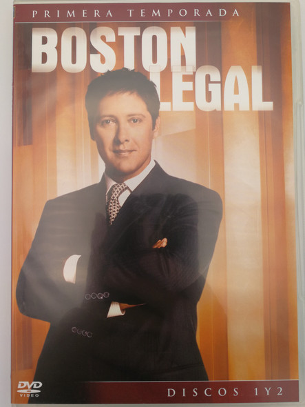 Boston Legal DVD 2004 Discs 1 & 2 First Season - Primera Temporada Discos 1 y 2 / Created by David E. Kelley / Starring: James Spader, William Shatner, Candice Bergen, Monica Potter (BostonLegalDisc1&2)