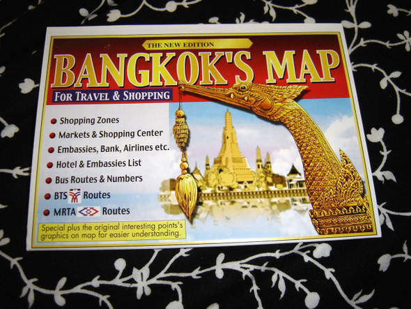 Bangkok's Map For Travel & Shopping - The New Edition / Bilingual Thai - English Map