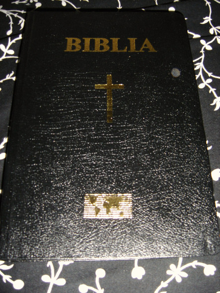 Biblia / Black Romanian Bible / Sau Sfanta Scriptura A Vechiului Si Noului Testament