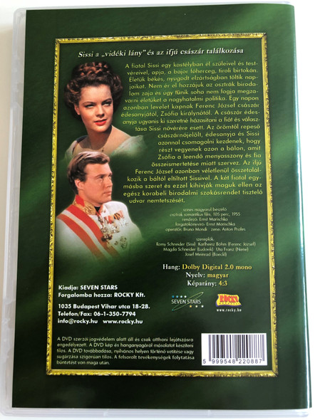 Sissi 1. (The Queen of hungarians) DVD 1955 Sissi 1. / Directed by Ernst Marischka / Starring: Romy Schneider, Karlheinz Böhm, Magda Schneider, Uta Franz, Gustav Knuth, Josef Meinrad, Vilma Degischer (5999548220887)