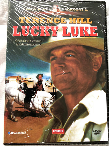 Lucky Luke DVD 1992 A kísértetvonat, Dalton mama / Directed by Ted Nicolaou, Richarrd Schlesinger / Starring: Terence Hill / 2 Episodes - Ghost Train, La mamma dei Dalton (5999882817347)
