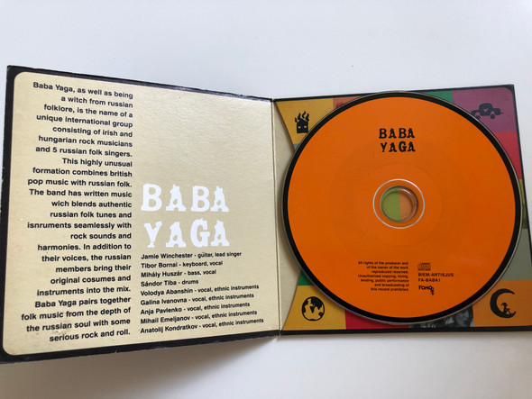 Baba Yaga – Secret Combination / Fonó Records ‎Audio CD 2002 / FA-BABA1