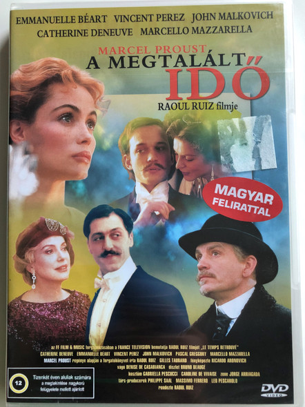 Le Temps Retrouvé DVD 1999 A megtalált Idő (Time Regained) / Directed by Raul Ruíz / Starring: Cathérine Deneuve, Emmanuelle Béart, Marcello Mazzarella, John Malkovich (5999551921221)