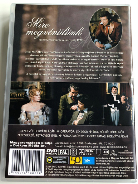 Mire megvénülünk 2DVD 1978 Hungarian TV series / Jókai Mór regényéből / Directed by Horváth Ádám / Starring: Sárvári Győző, Kern András, Zenthe Ferenc, Almási Éva, Szilágyi Tibor (5999556580010)