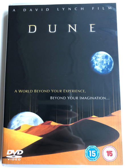 Dune DVD 1984 A World Beyond your experience, beyond your imagination / Directed by David Lynch / Starring: Kyle MacLachlan, Sting, Max von Sydow, Patrick Stewart, Linda Hunt / Sci-Fi Classic (5014293159159)