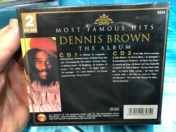 Most Famous Hits - Dennis Brown – The Album / Surpr!se 2x Audio CD / 6535