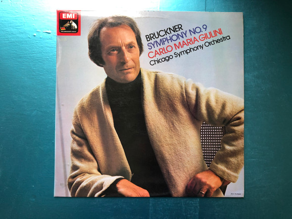 Bruckner: Symphony No. 9 / Carlo Maria Giulini, Chicago Symphony Orchestra / His Master's Voice LP 1977 / ASD 3382