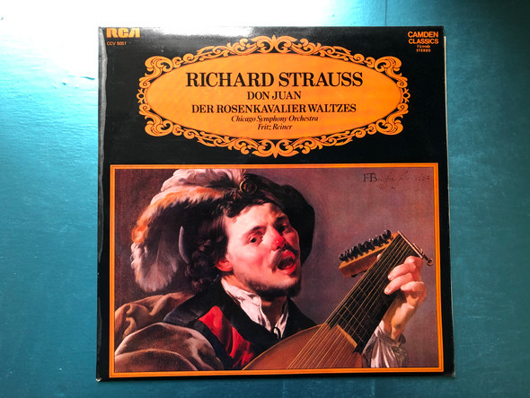 Richard Strauss: Don Juan, Der Rosenkavalier Waltzes / Chicago Symphony Orchestra, Fritz Reiner / Camden Classics Victrola / RCA LP Stereo / CCV 5051